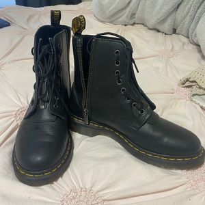 Dr. Martens 1460 PASCAL FRONT ZIP NAPPA BLACK